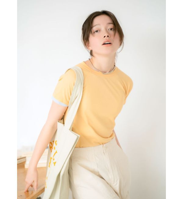 Ungrid「シアーカラーラグランTee」|Tシャツ・カットソー|