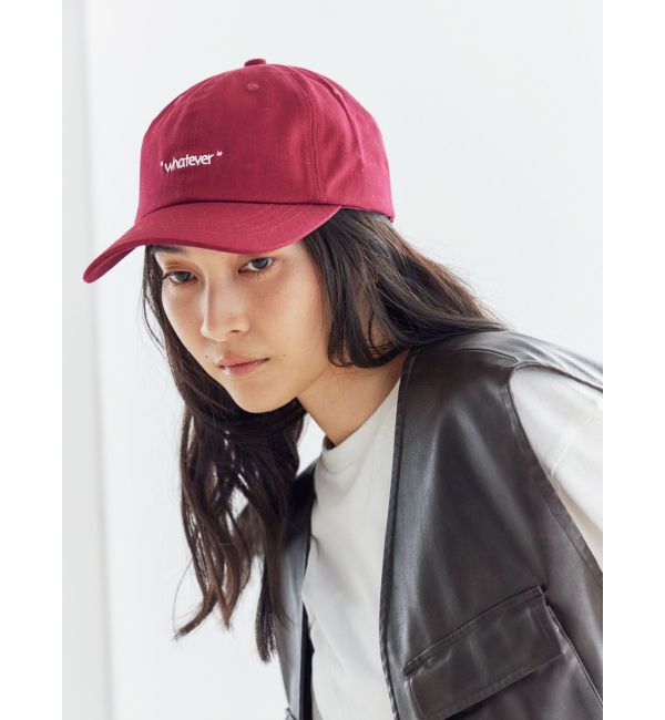 Ungrid「エンブロイダリーロゴキャップ」|キャップ・キャスケット|