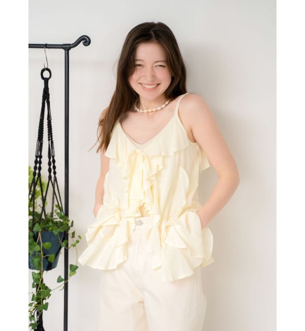 Ungrid「ダブルストラップブラトップ」|キャミソール|