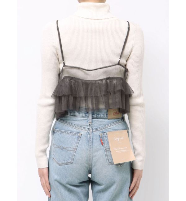 Ungrid「チュールデザイントップス」|キャミソール|