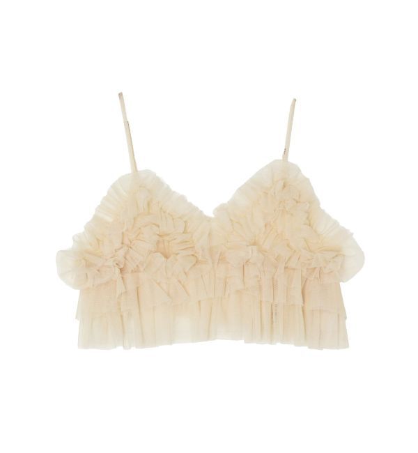 Ungrid「チュールデザイントップス」|キャミソール|