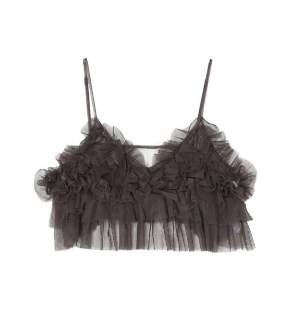 Ungrid「チュールデザイントップス」|キャミソール|