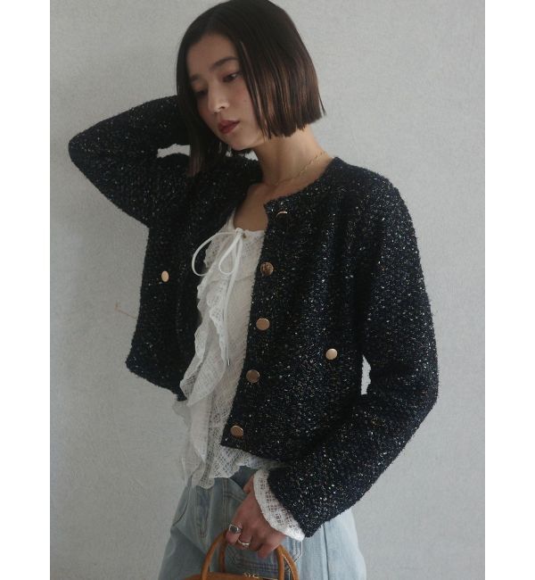 LAGUNAMOON「レースフリルデザインシャツ」|シャツ・ブラウス|