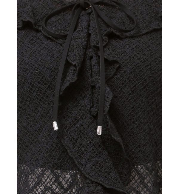 LAGUNAMOON「レースフリルデザインシャツ」|シャツ・ブラウス|