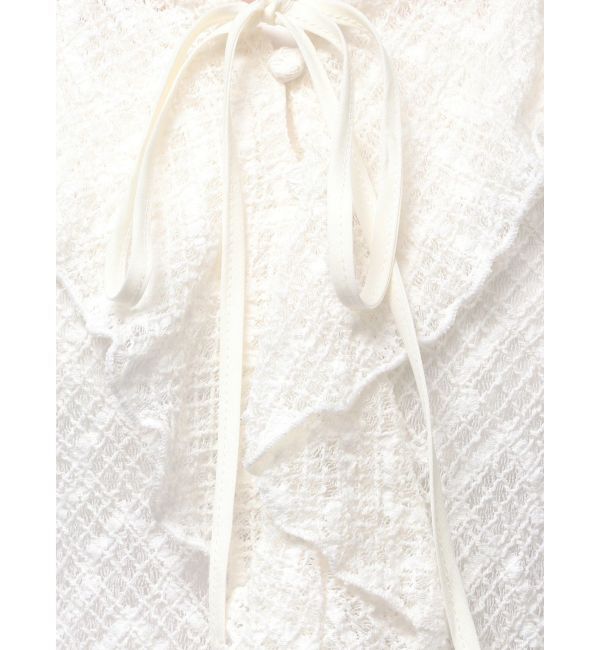 LAGUNAMOON「レースフリルデザインシャツ」|シャツ・ブラウス|