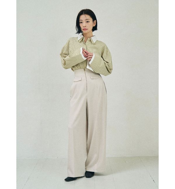 LAGUNAMOON「【POLO BCSコラボ】レイヤードカラーカフスシャツ」|シャツ・ブラウス|