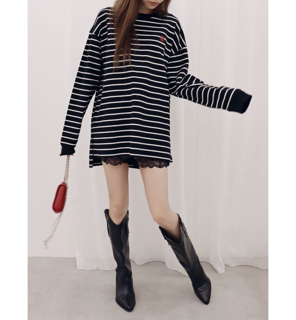 EVRIS「エッジデザインウエスタンブーツ」|ロングブーツ|