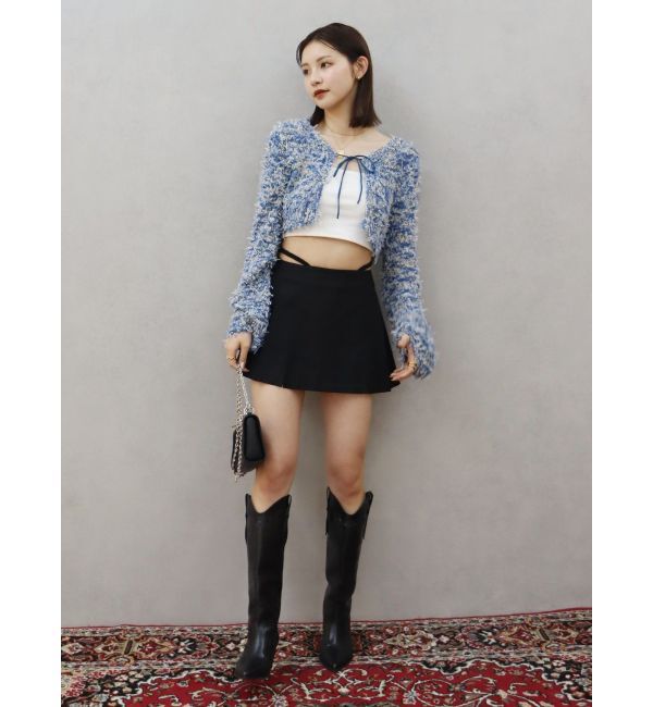 EVRIS「エッジデザインウエスタンブーツ」|ロングブーツ|