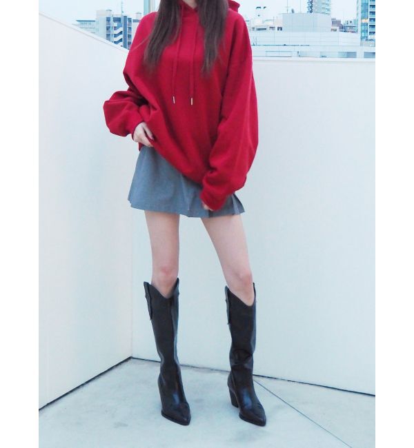 EVRIS「エッジデザインウエスタンブーツ」|ロングブーツ|