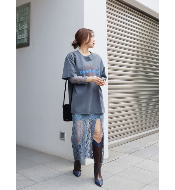 EVRIS「エッジデザインウエスタンブーツ」|ロングブーツ|