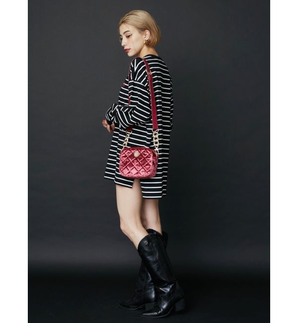 EVRIS「エッジデザインウエスタンブーツ」|ロングブーツ|