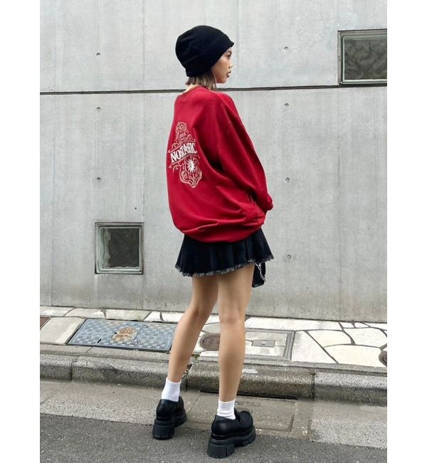 EVRIS「プリーツデニムミニスカート」|スカート|