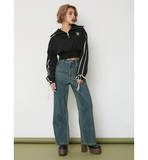 EVRIS「ウエスタンデザインプラットフォームブーツ」|ショートブーツ|