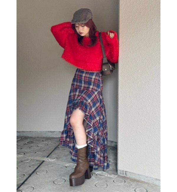 EVRIS「ウエスタンデザインプラットフォームブーツ」|ショートブーツ|