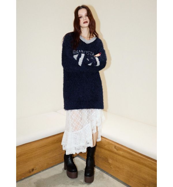 EVRIS「ウエスタンデザインプラットフォームブーツ」|ショートブーツ|