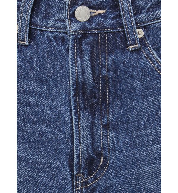 EVRIS「オーバークラッシュワイドデニムパンツ」|デニム|