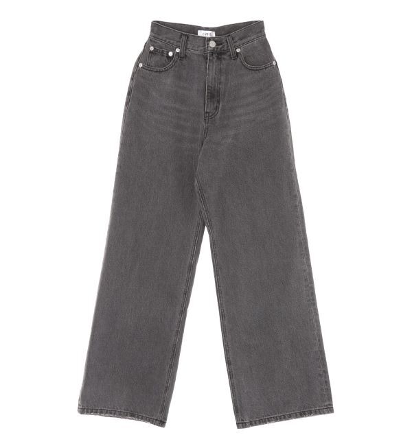 EVRIS「BACKスラッシュワイドデニムパンツ」|デニム|