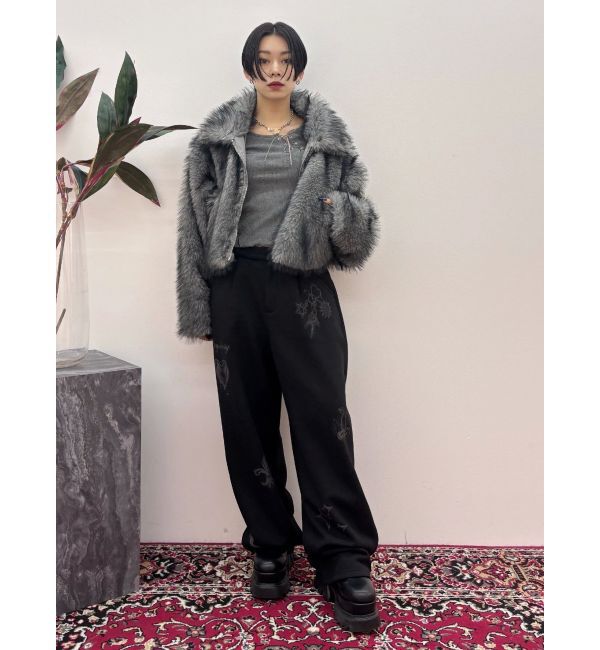 フェイクファーショートブルゾン（EVRIS）｜ルミネのファッション通販