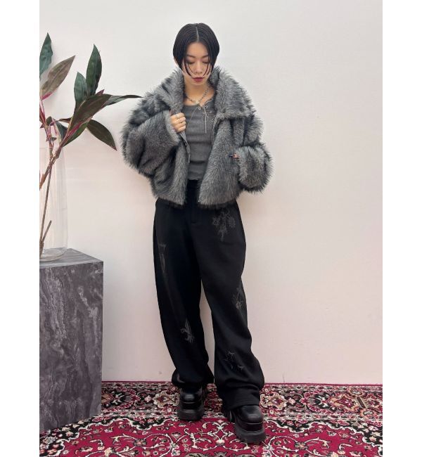 フェイクファーショートブルゾン（EVRIS）｜ルミネのファッション通販