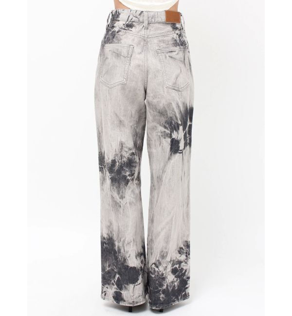 EVRIS「マーブルワイドデニムパンツ」|デニム|