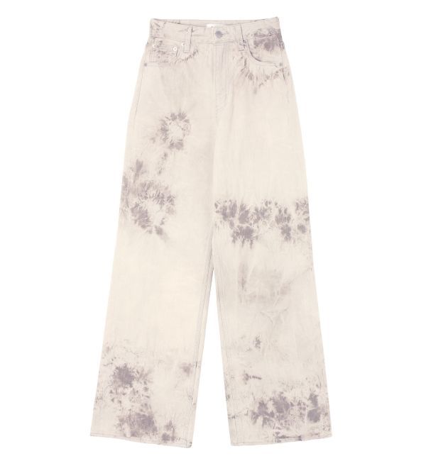 EVRIS「マーブルワイドデニムパンツ」|デニム|