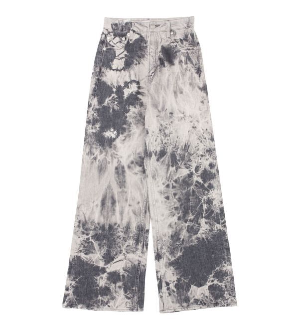 EVRIS「マーブルワイドデニムパンツ」|デニム|