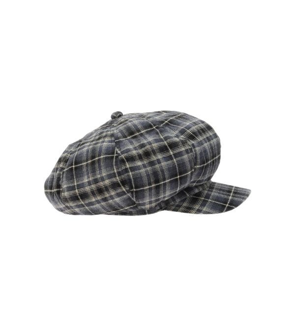 jouetie「チェックパターンビッグキャスケット」|キャップ・キャスケット|