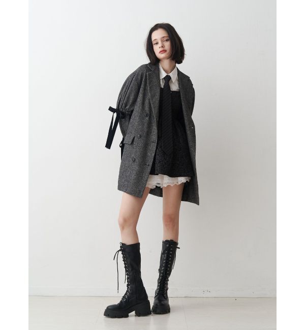jouetie「スリーブリボンジャケットコート」|テーラードジャケット|