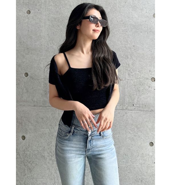 GYDA「Square gydaキャミアンサンブル」|カーディガン|