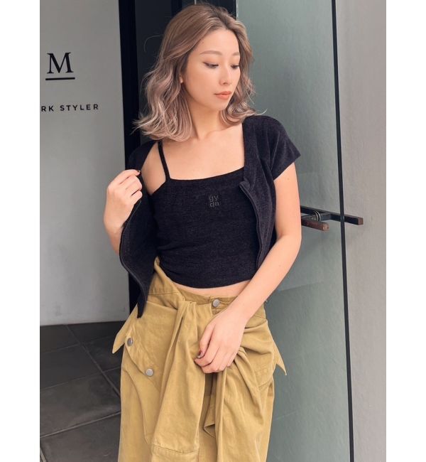 GYDA「Square gydaキャミアンサンブル」|カーディガン|