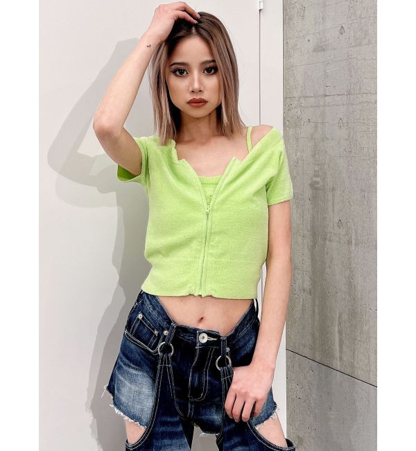 GYDA「Square gydaキャミアンサンブル」|カーディガン|