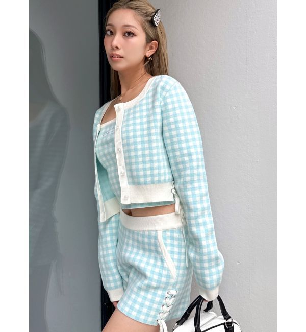 GYDA「サイドレースアップアンサンブルニット【SETUP着用可】」|ニット・セーター|