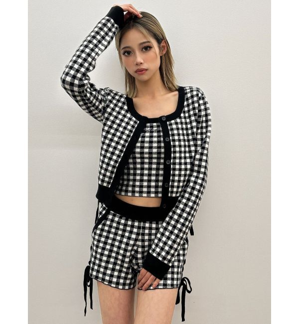 GYDA「サイドレースアップアンサンブルニット【SETUP着用可】」|ニット・セーター|