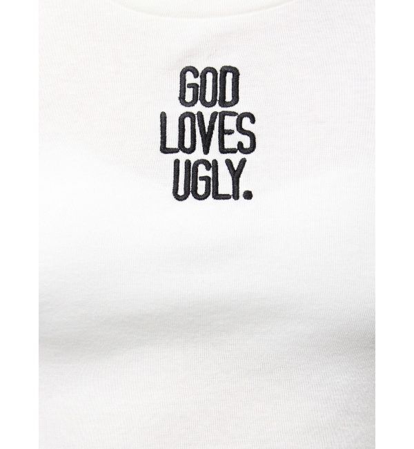 GYDA「GOD LOVES UGLYサイドレースタンクトップ」|タンクトップ|
