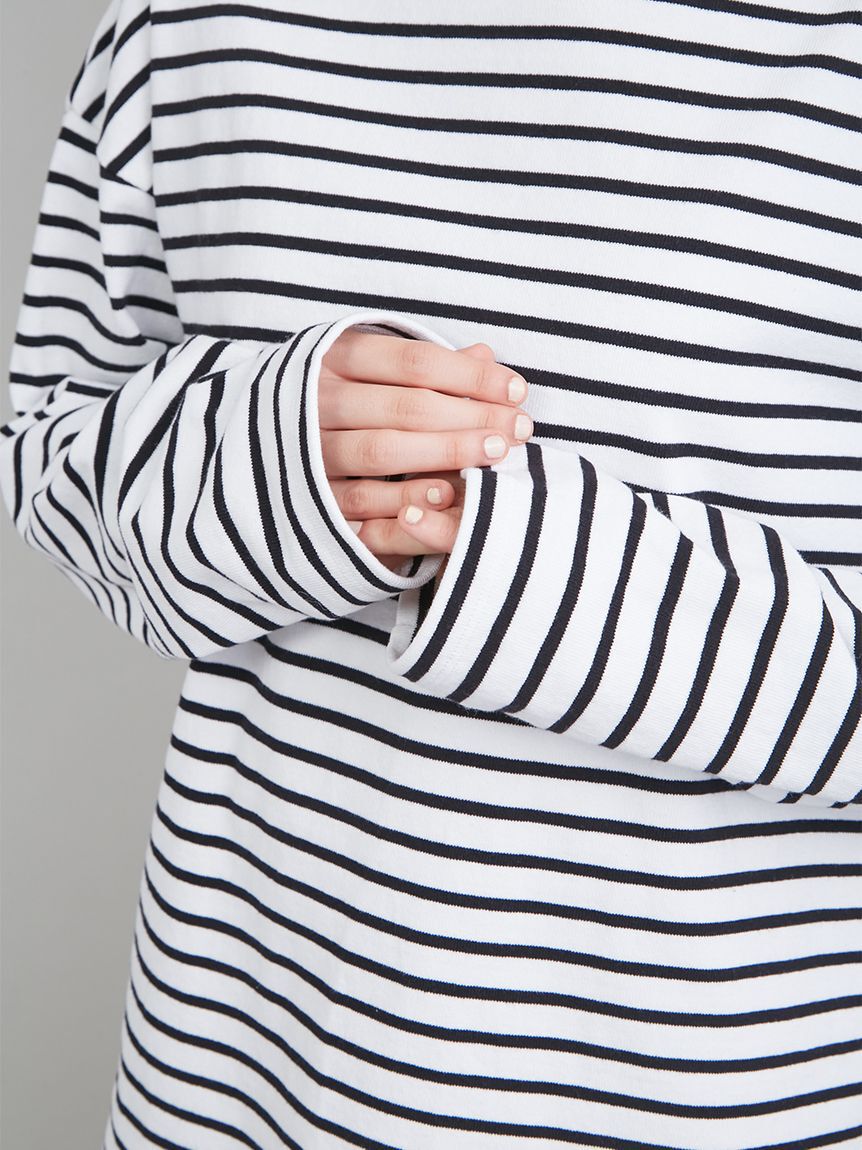 Mila Owen「ボートネックボーダーＴシャツ」|Tシャツ・カットソー|