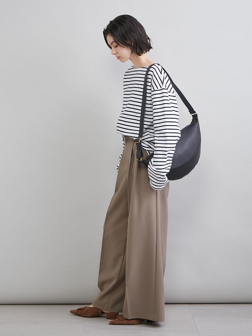 Mila Owen「ボートネックボーダーＴシャツ」|Tシャツ・カットソー|