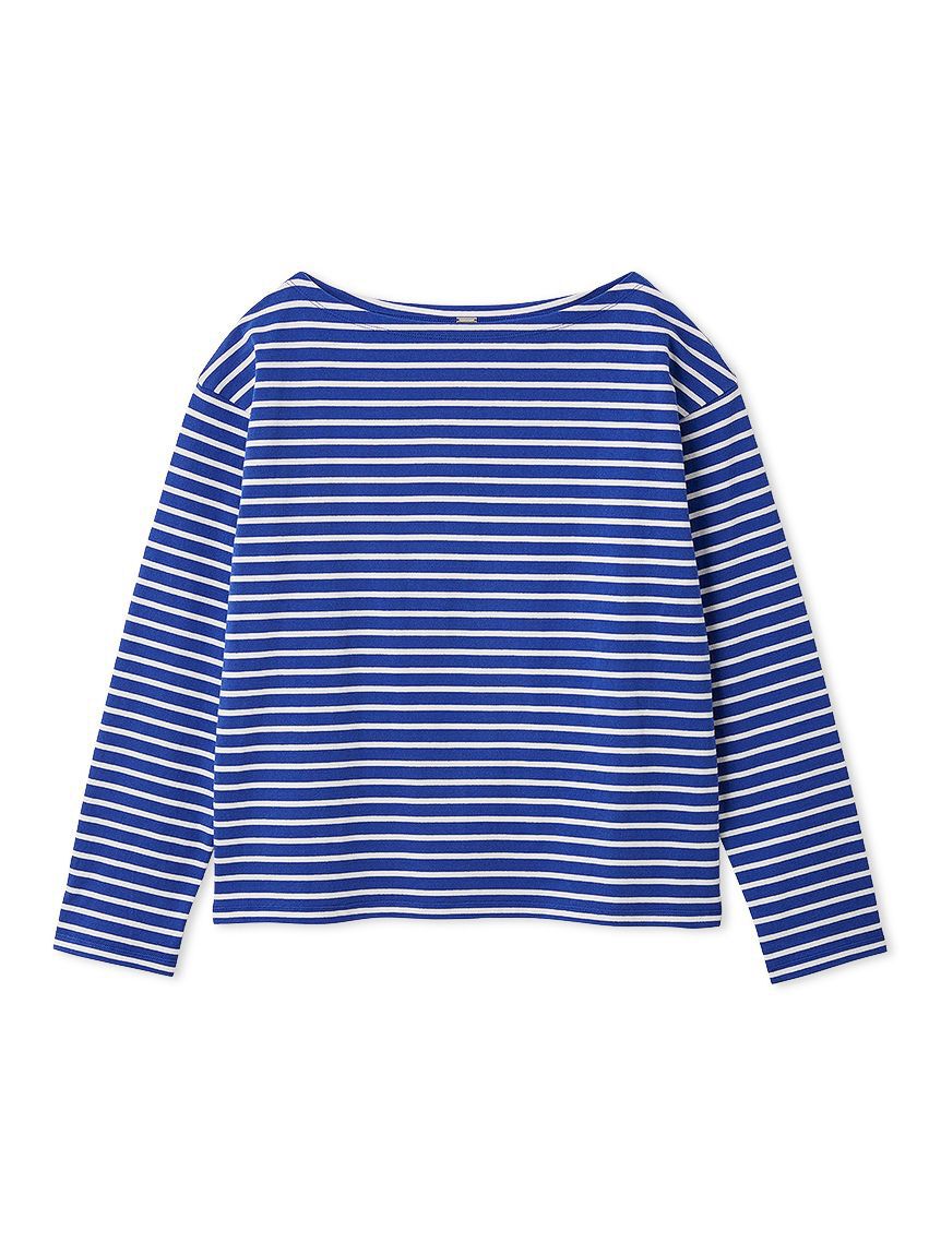 Mila Owen「ボートネックボーダーＴシャツ」|Tシャツ・カットソー|BLU