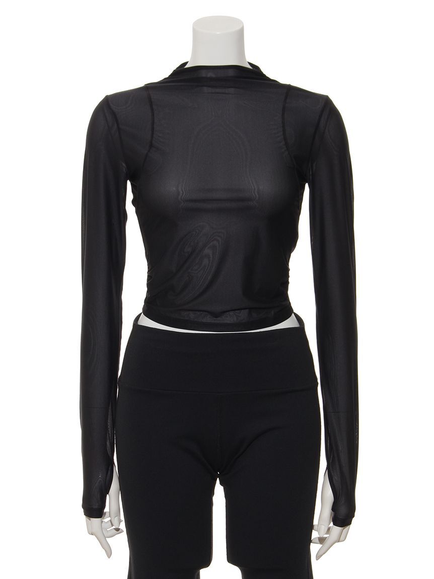 NIKE「【NIKE】ウィメンズ Dri-FIT ロングスリーブ シアー トップ」|Tシャツ・カットソー|