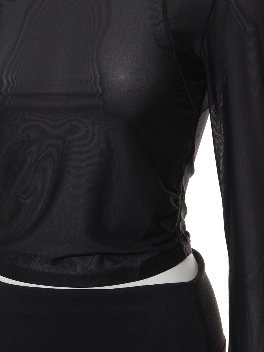 NIKE「【NIKE】ウィメンズ Dri-FIT ロングスリーブ シアー トップ」|Tシャツ・カットソー|