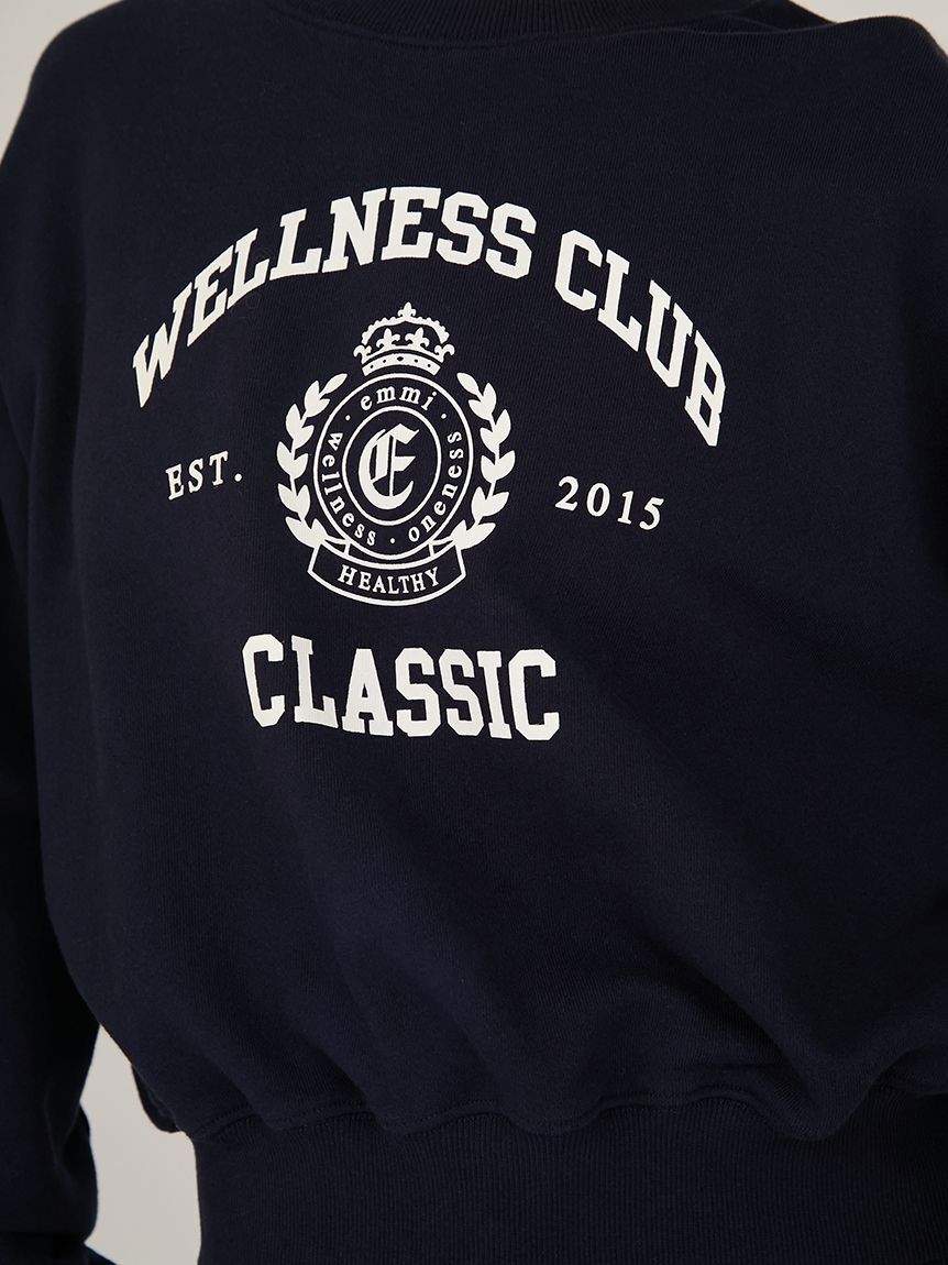 emmi atelier「カレッジロゴスウェットトップス」|スウェット・ジャージ|