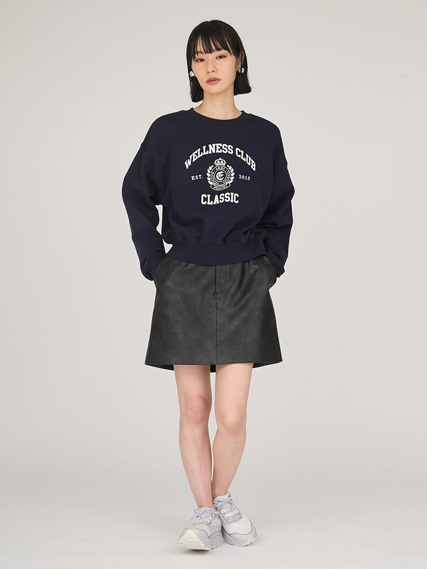 emmi atelier「カレッジロゴスウェットトップス」|スウェット・ジャージ|