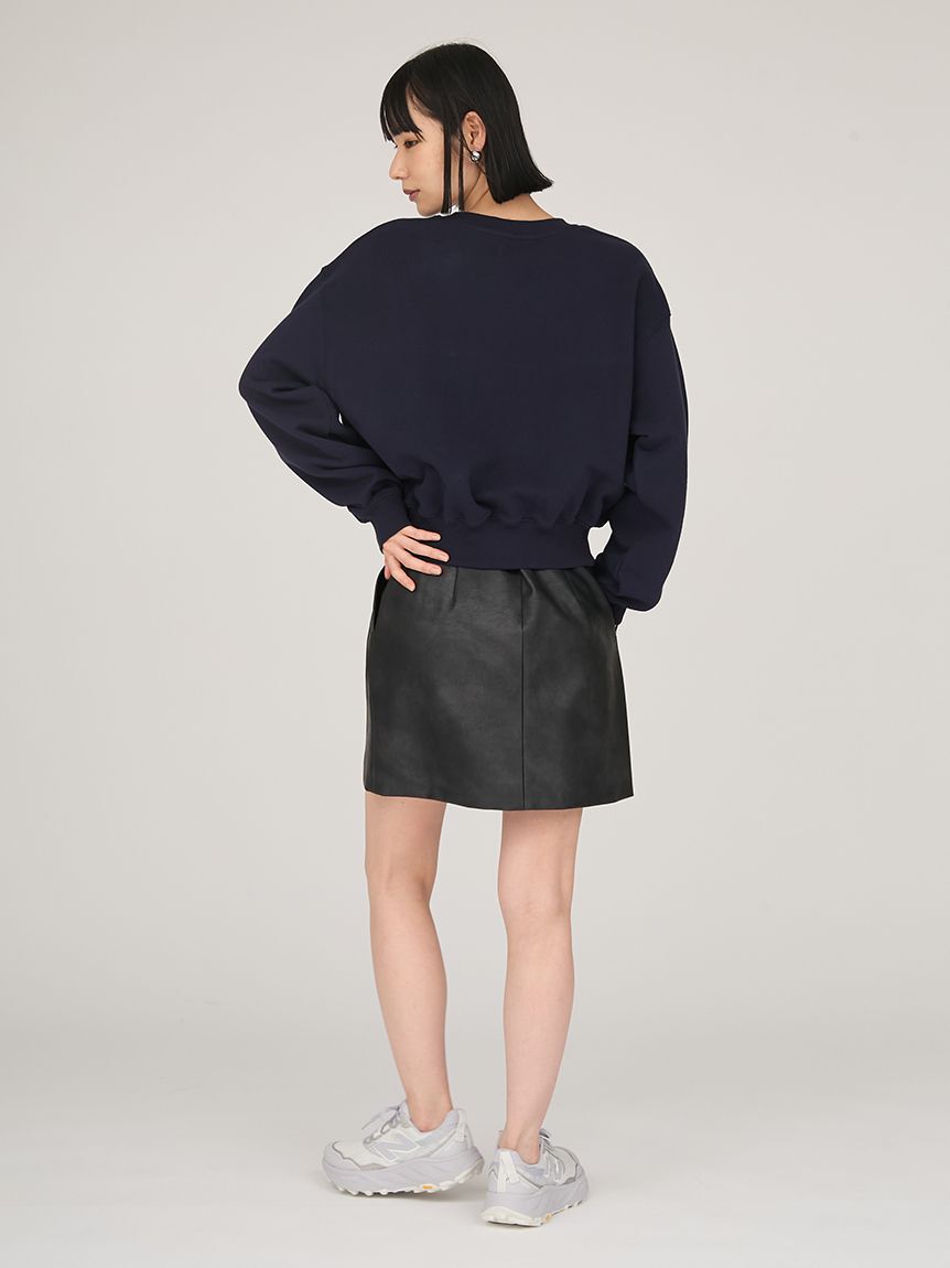 emmi atelier「カレッジロゴスウェットトップス」|スウェット・ジャージ|