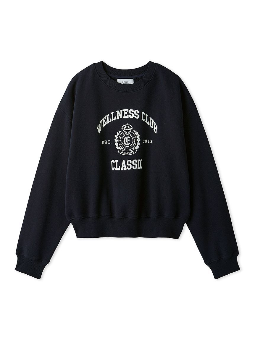 emmi atelier「カレッジロゴスウェットトップス」|スウェット・ジャージ|