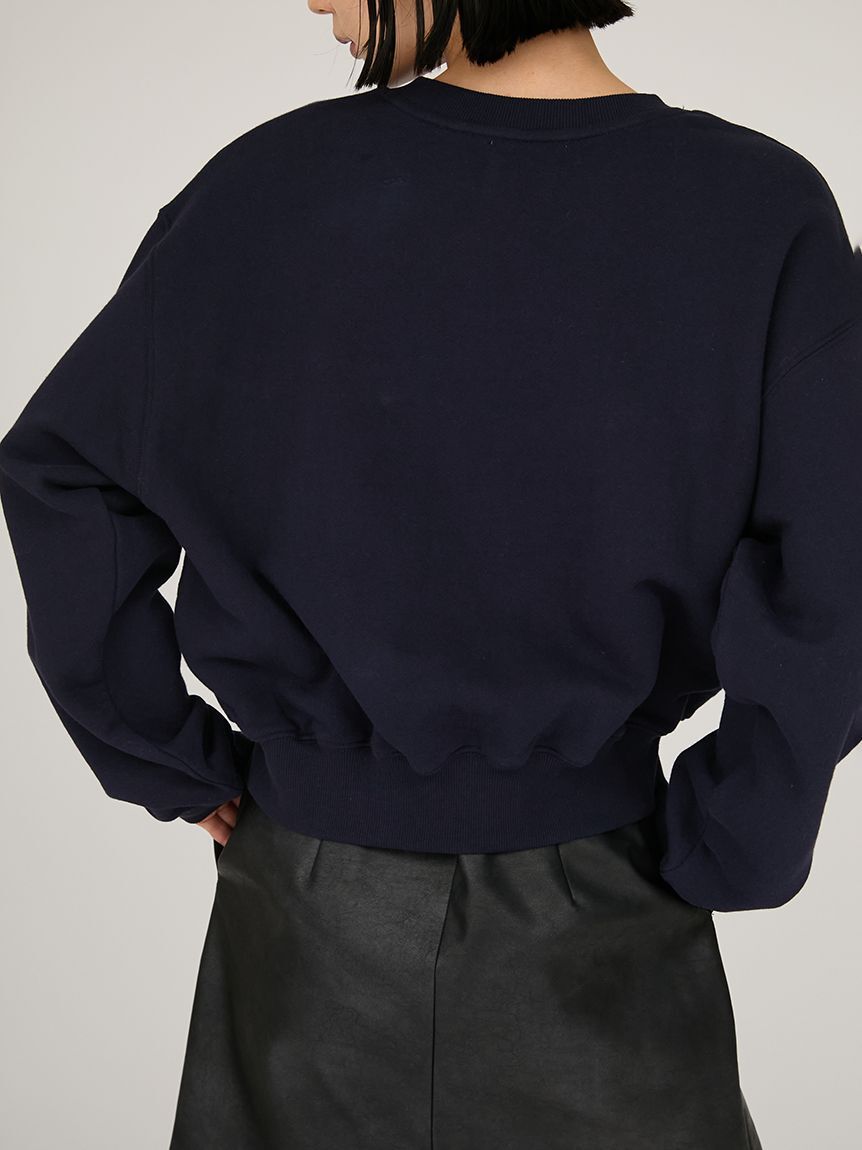 emmi atelier「カレッジロゴスウェットトップス」|スウェット・ジャージ|