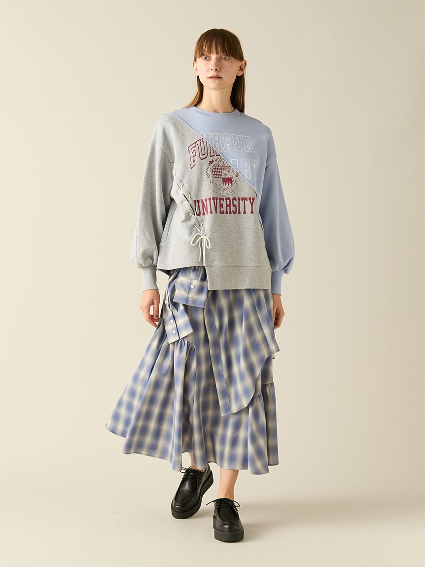 FURFUR「リメイクデザインスウェット」|スウェット・ジャージ|