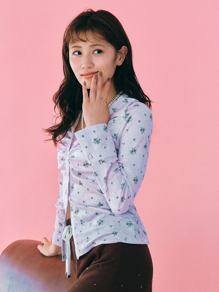 FURFUR「ソフトタッチオリジナルフローラルシャツ」|シャツ・ブラウス|PNK