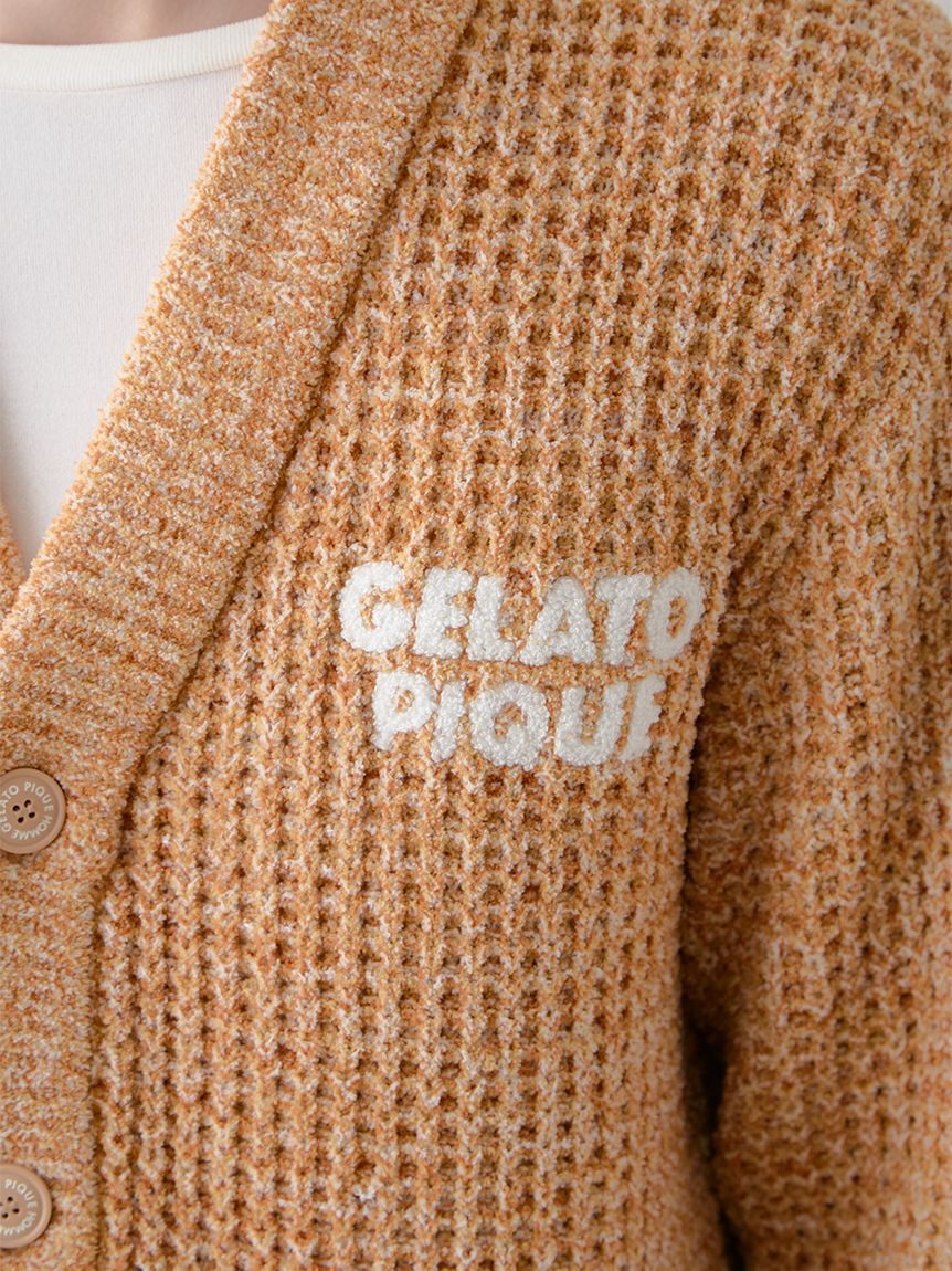 GELATO PIQUE HOMME「【HOMME】メランジワッフルカーディガン」|カーディガン|