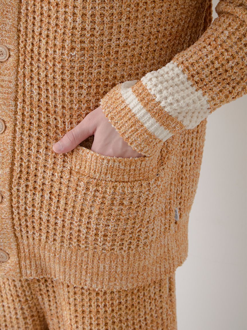 GELATO PIQUE HOMME「【HOMME】メランジワッフルカーディガン」|カーディガン|