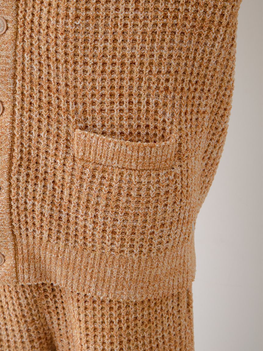 GELATO PIQUE HOMME「【HOMME】メランジワッフルカーディガン」|カーディガン|