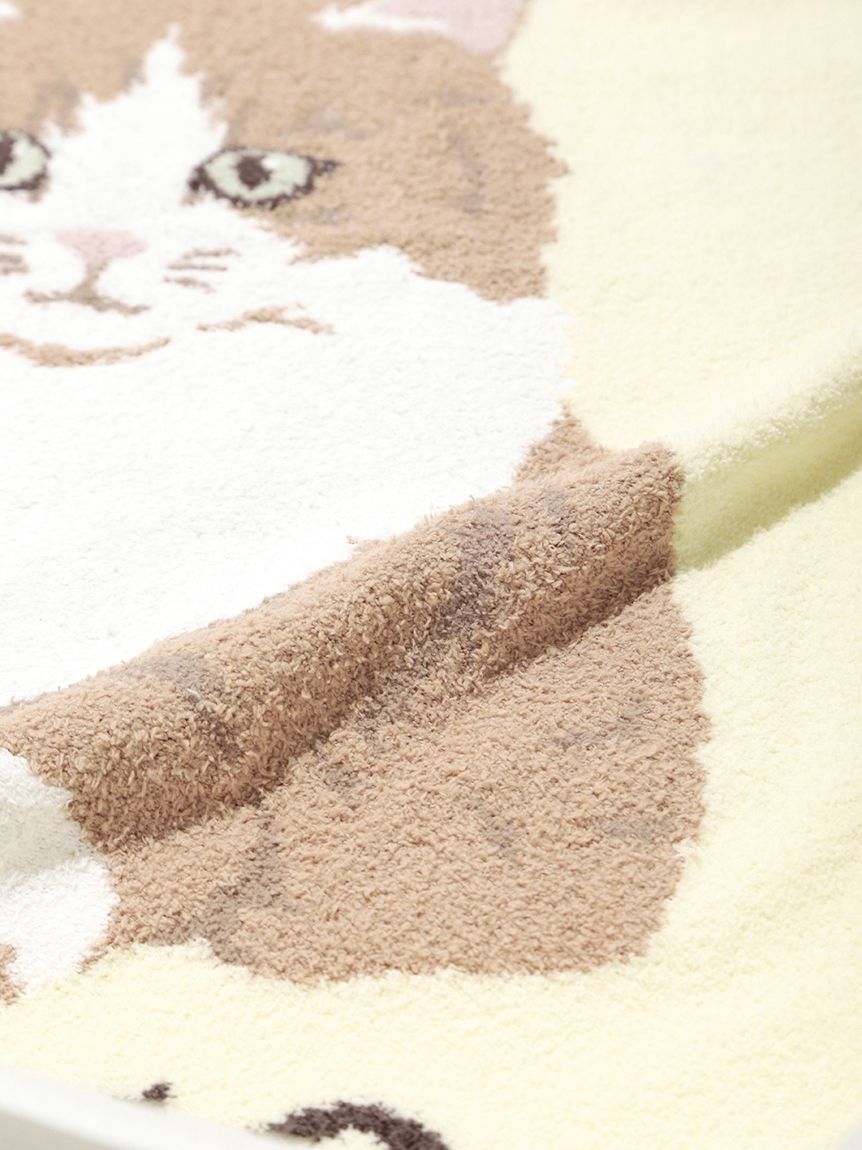 gelato pique「キャットジャガードブランケット」|ブランケット|